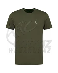 Korda Compass Tee Dark Olive – L – Horgász Póló