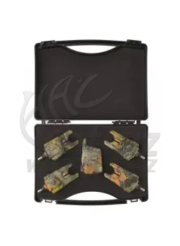 Carp Spirit Terepmintás Elektromos Kapásjelző Szett 4+1 db - Carp Spirit Blax VXR 4+1 Bite Alarms Camo