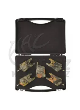 Carp Spirit Terepmintás Elektromos Kapásjelző Szett 4+1 db - Carp Spirit Blax VXR 4+1 Bite Alarms Camo