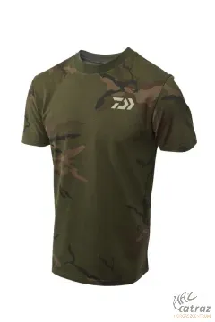 Daiwa Carp Camo T-Shirt Méret: M - Daiwa Terepmintás Horgász Póló