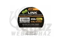 Fox Edges Link Illusion Crimpable Fluorocarbon 0.53mm 20m - Fox Krimpelhető Fluorocarbon Zsinór