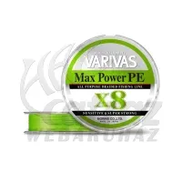 Varivas Max Power PE X8 150m #1.0 20.2lb 0,165mm Lime Green Fluo - Varivas fonott zsinór