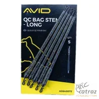 Avid Carp QC Bag Stem Long - Avid Carp PVA Tasakhoz Hosszú Szár QC Forgóval 5 db/cs