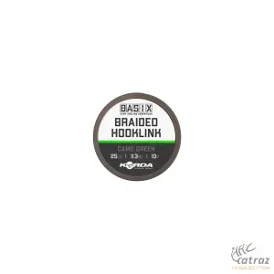 Korda Basix Braided Hooklink Fonott Előkezsinór - 10 méter 25lb