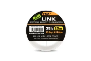 Fox Edges Link Illusion Crimpable Fluorocarbon 0.64mm 20m - Fox Krimpelhető Fluorocarbon Zsinór