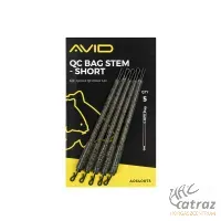 Avid Carp QC Bag Stem Short - Avid Carp PVA Tasakhoz Rövid Szár QC Forgóval 5 db/cs