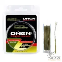 Carp Academy Bevonatos Előkezsinór - Carp Academy Omen Skin Olive 20m 20lb