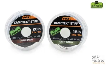 Előkezsinór Fox Camotex Dark Stiff 20m 35lb CAC691