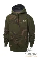 Daiwa Carp Camo Hoodie Méret: M - Daiwa Terepmintás Kapucnis Horgász Pulóver