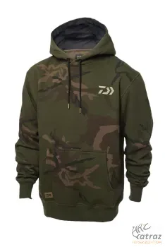 Daiwa Carp Camo Hoodie Méret: M - Daiwa Terepmintás Kapucnis Horgász Pulóver