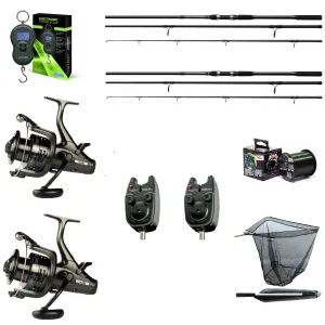 Halcatraz Carp Special Bojlis Szett 3,60m - Nyeletőfékes Pontyozó Horgász Szett