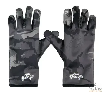 Fox Rage Thermal Camo Gloves Méret:L - Fox Rage Thermo Pergető Kesztyű