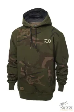 Daiwa Carp Camo Hoodie Méret: L - Daiwa Terepmintás Kapucnis Horgász Pulóver