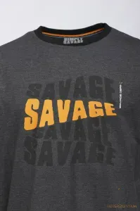 Savage Gear Simply Savage Logo Hosszú Ujjú Póló L