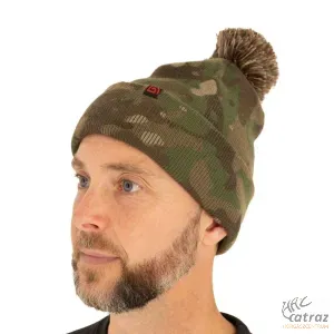 Trakker Camo Bobble Hat - Trakker Camo Bojtos Téli Sapka