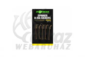Korda Spinner D Rig Kickers | Green/Brown - M - D-Rig Horogbefordító