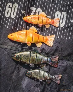 Fox Rage Replicant Jointed Super Natural Tench 14 cm - Fox Rage Gumihal Horgokkal