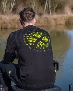 Matrix Large Fade Logo T-Shirt Black/Lime – 3XL – Matrix Póló