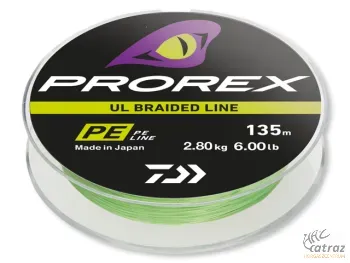 Zsinór Daiwa Prorex UL Braid PE 0,4