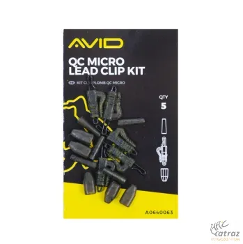Avid Carp QC Micro Lead Clip Kit - Avid Carp QC Micro Ólom Klipsz Készlet 5 db/cs