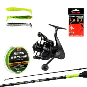 Nevis Impulse Profi pergető szett 2,10m + Ajándék Reiva fluorocarbon előke + Nevis ajándék gumihal