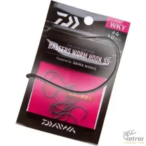 Daiwa Bassers Ragadozóhalas Horog Méret: 2 - Daiwa Worm Hook WKY