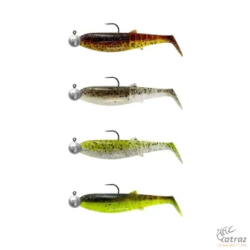 Savage Gear Cannibal Shad 8cm 5g + 7,5g Gumihal - Horog méret: 2/0 Clearwater Mix 4+4 db