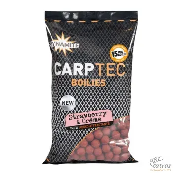 Dynamite Baits CarpTec Bojli Strawberry & Creme 20mm 1,8kg - Eper & Krém Bojli