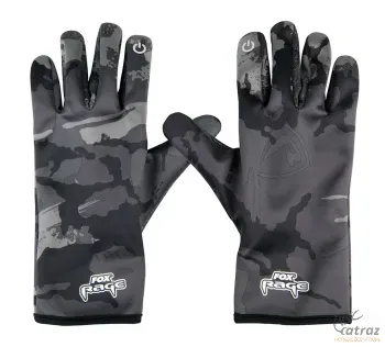 Fox Rage Thermal Camo Gloves Méret:XL - Fox Rage Thermo Pergető Kesztyű