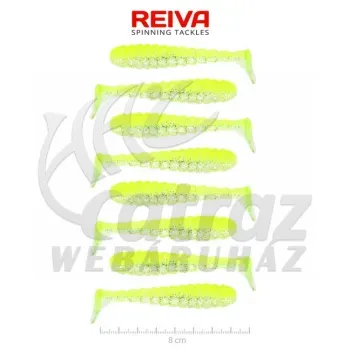Reiva Stream Shad - 8cm - Flash Lemonade - Reiva Gumihal