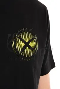 Matrix Large Fade Logo T-Shirt Black/Lime – Matrix Póló