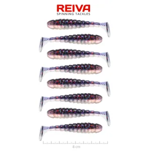 Reiva Stream Shad - 8cm - Shiny Purple Pearl - Reiva Gumihal