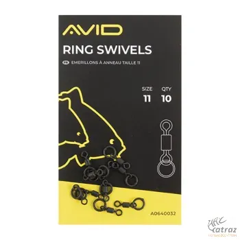 Avid Carp Ring Swivels Méret: 8 - Avid Carp Karikás Forgó 10 db/cs