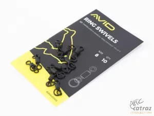 Avid Carp Ring Swivels Méret: 8 - Avid Carp Karikás Forgó 10 db/cs