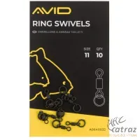 Avid Carp Ring Swivels Méret: 11 - Avid Carp Karikás Forgó 10 db/cs