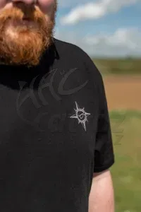 Korda Compass Tee Black – M – Fekete Horgász Póló