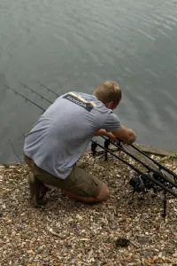 Korda Lakebed Tee Grey - Korda Szürke Horgász Póló