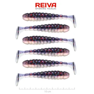 Reiva Stream Shad - 10cm - Purple Pearl - Reiva Gumihal