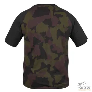 Avid Distortion Camo Lite T-Shirt Méret: S - Avid Carp Horgász Póló