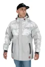 Fox Rage Ligh Camo Triple Layer Jacket Méret: L - Fox Rage Fehér Vízálló Pergető Dzseki