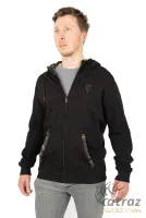 Fox LW Black/Camo Print Zip Hoody - Fox Vékony Kapucnis Pulóver