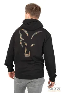 Fox LW Black/Camo Print Zip Hoody - Fox Vékony Kapucnis Pulóver