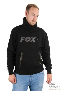 Fox Black Camo High Neck - Fox Fekete Camo Magas Nyakú Pulóver