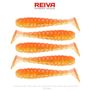 Reiva Stream Shad - 12,5cm - Shiny Orange - Reiva Gumihal