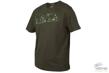 Fox Ruházat Chunk Khaki/Camo Print T-Shirt Méret: S CPR998