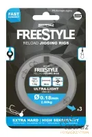 Spro Freestyle Fluorocarbon Előke+Snap 68cm 0,18mm