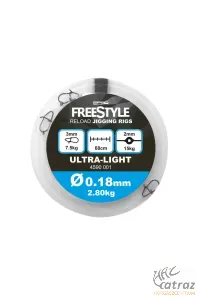 Spro Freestyle Fluorocarbon Előke+Snap 68cm 0,18mm