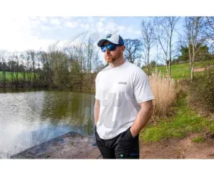 Preston White Reflect T-Shirt – 3XL – Fehér Nyári Horgász Póló