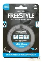 Spro Freestyle Fluorocarbon Előke+Snap 68cm 0,22 mm