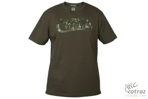Fox Ruházat Chunk Khaki/Camo Print T-Shirt Méret: M CPR999